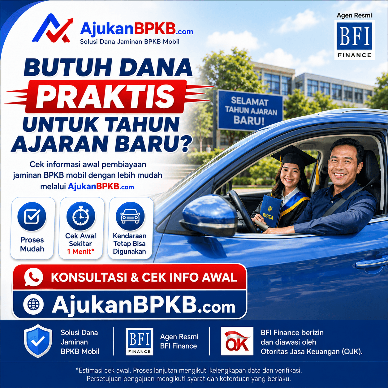 Informasi solusi dana jaminan BPKB mobil untuk kebutuhan tahun ajaran baru